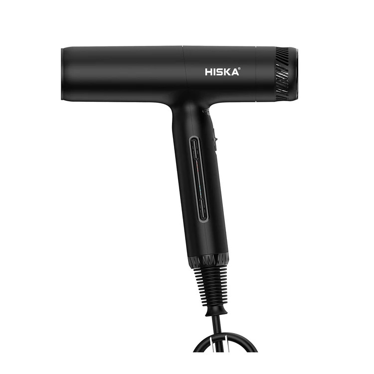 سشوار حرفهای BLDC هیسکا مدل H5258 با رنگ مشکی لوکس