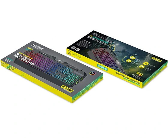 کیبورد گیمینگ هیسکا مدل HX-KEG400 RGB سوییچ ممبران
