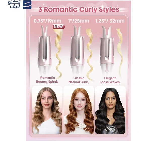 فر کننده موی شیگلم مدل Cupid's Charm سایز ۳۲ میلی متر