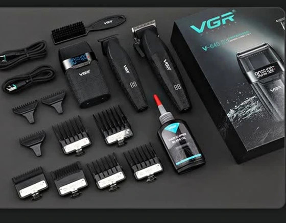 ست ماشین اصلاح حرفهای وی جی آر مدل VGR-V640 S3