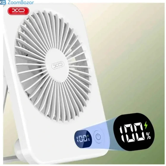 پنکه شارژی رومیزی ایکس او مدل MF99 تاشو